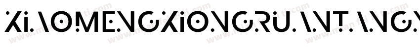 XiaomengxiongruantangNon Commercial字体转换